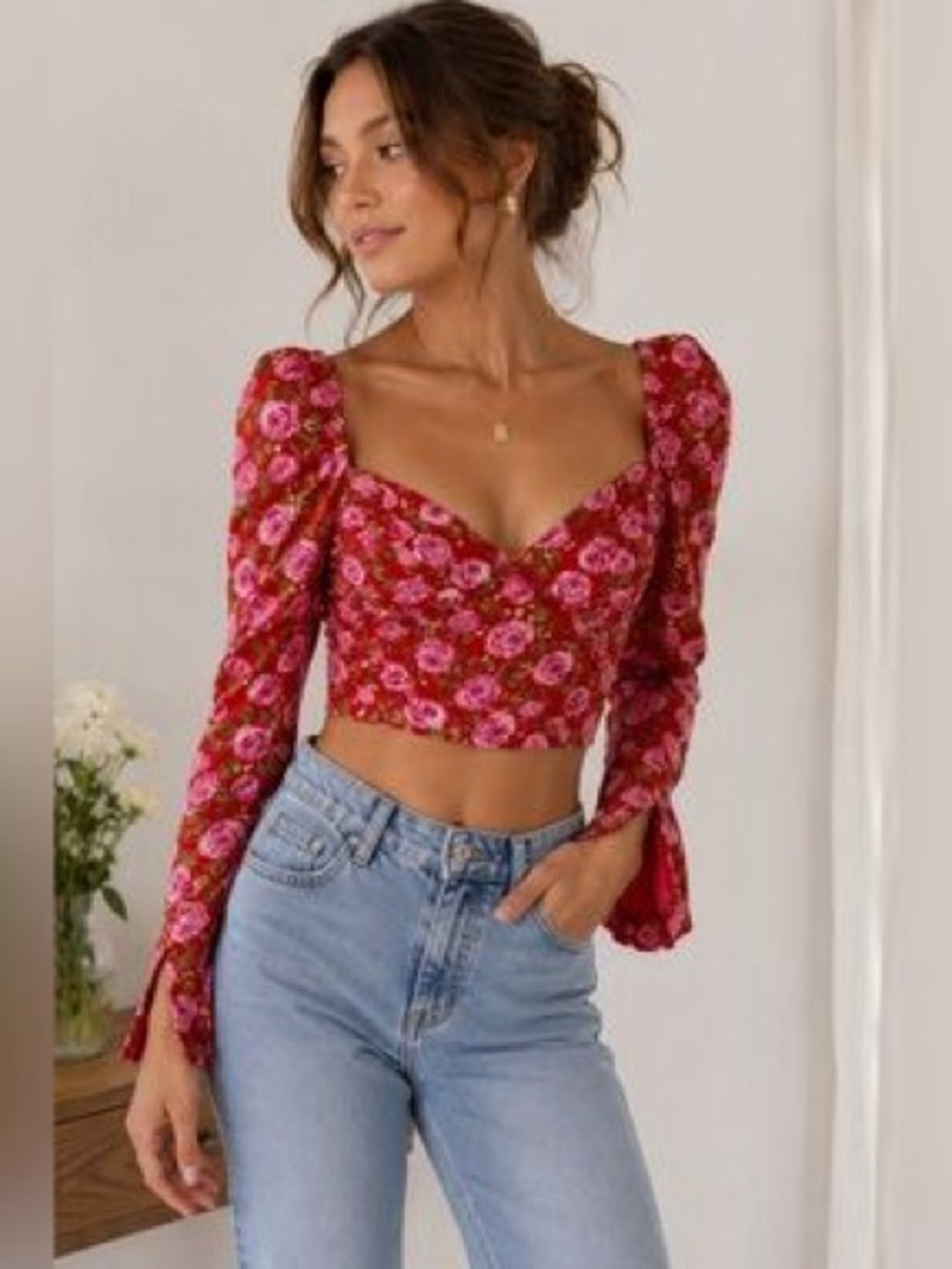 Zara Floral Top